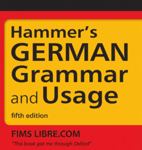 Hammer’s German Grammar And Usage Book-cover